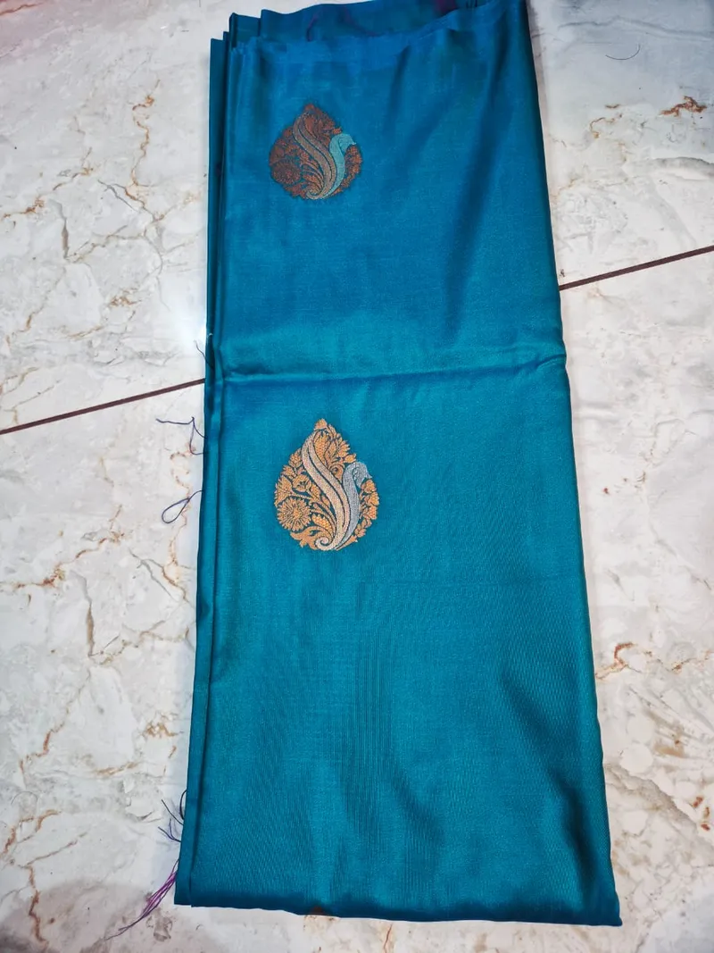 Soft Silk -  Peacock Blue 